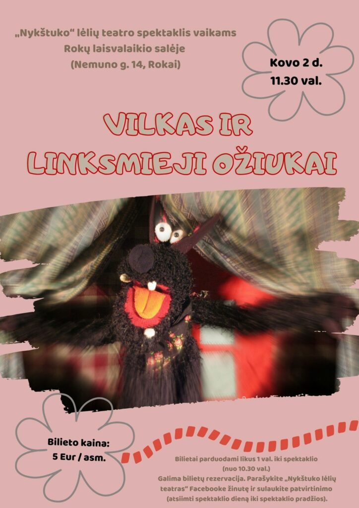 spektaklis „Vilkas ir linksmieji ožiukai“