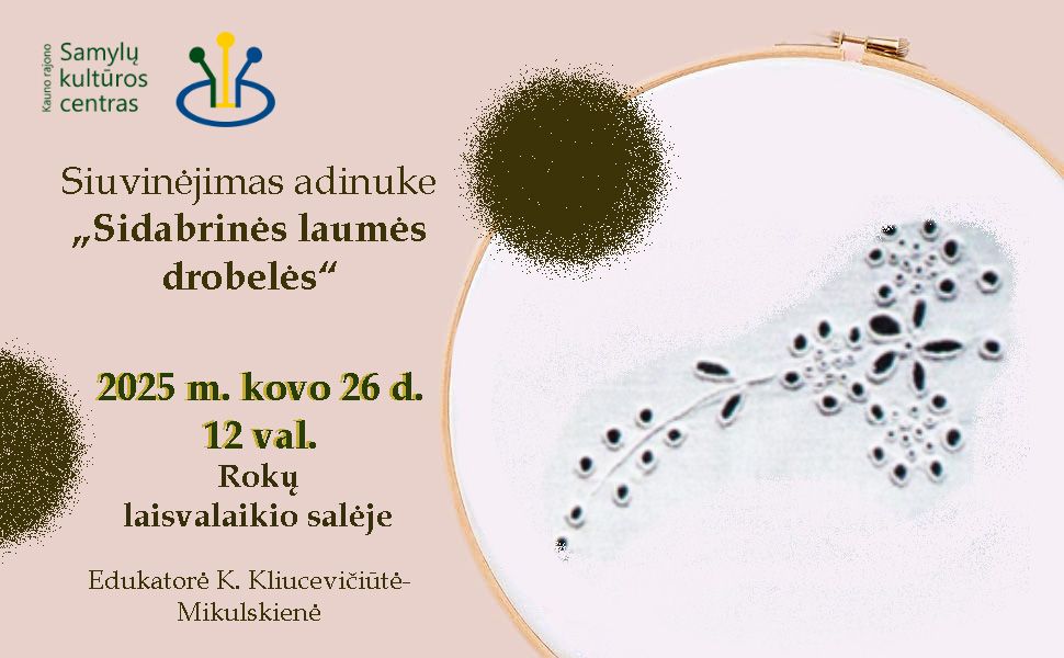 Rokų edukacinis užsiėmimas su etnografe Kristina