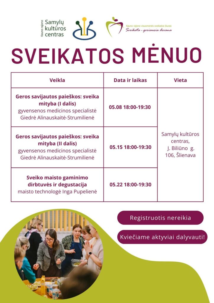 Sveikatos mėnuo Samyluose