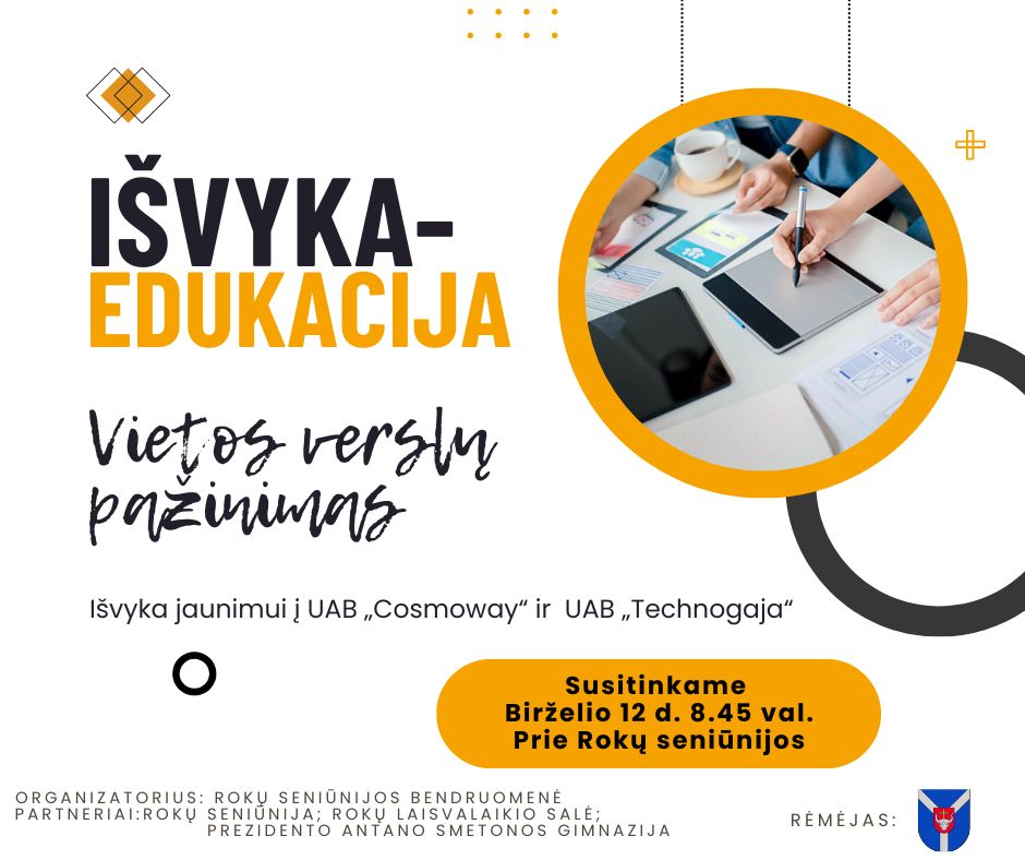 Kviečiame jaunimą aplankyti ir susipažinti su vietos verslais