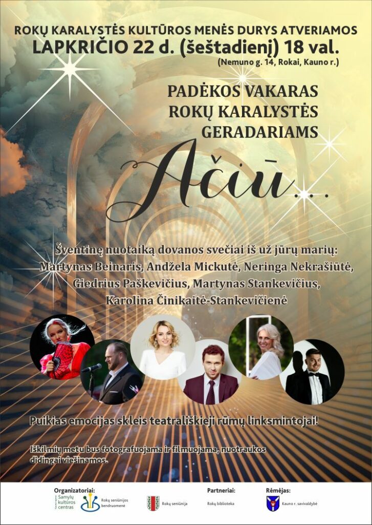 Rokų padėkos vakaras