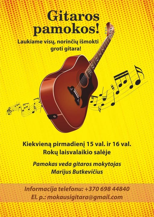 Gitaros pamokos