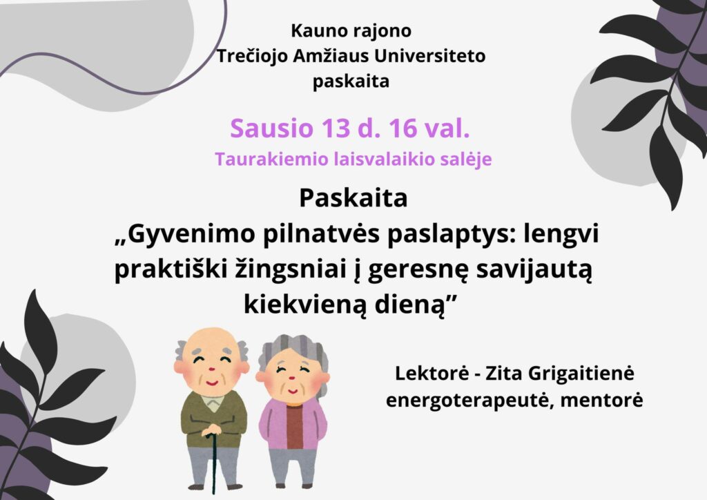 3 amžiaus universitetas