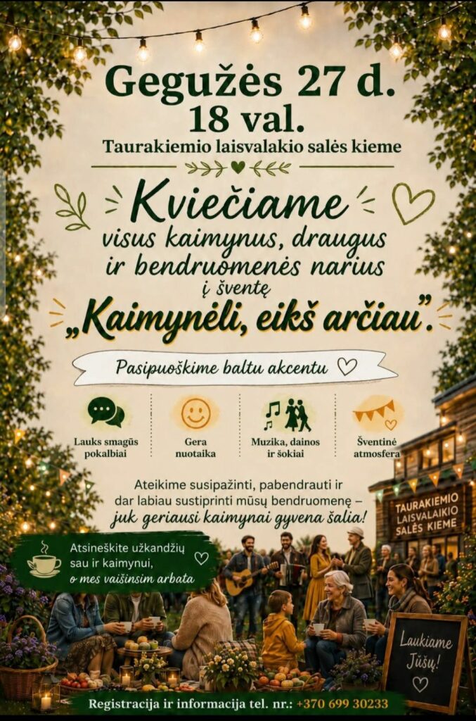 Kaimynų diena Taurakiemyje