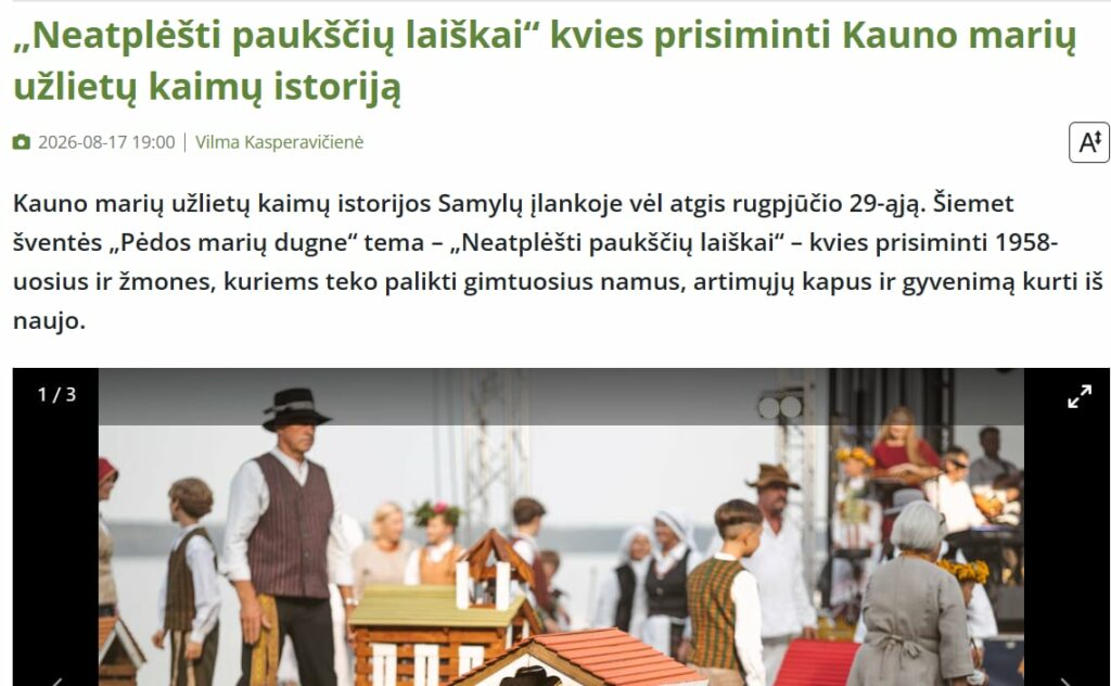 Pėdos marių dugne