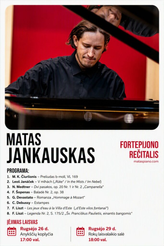 Fortepijono rečitalis Rokuose