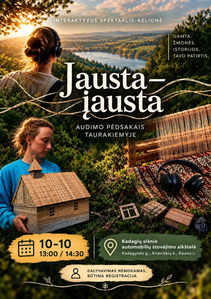Spektaklis Jausta įausta