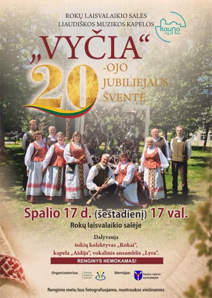Kapelai Vyčia 20 metų