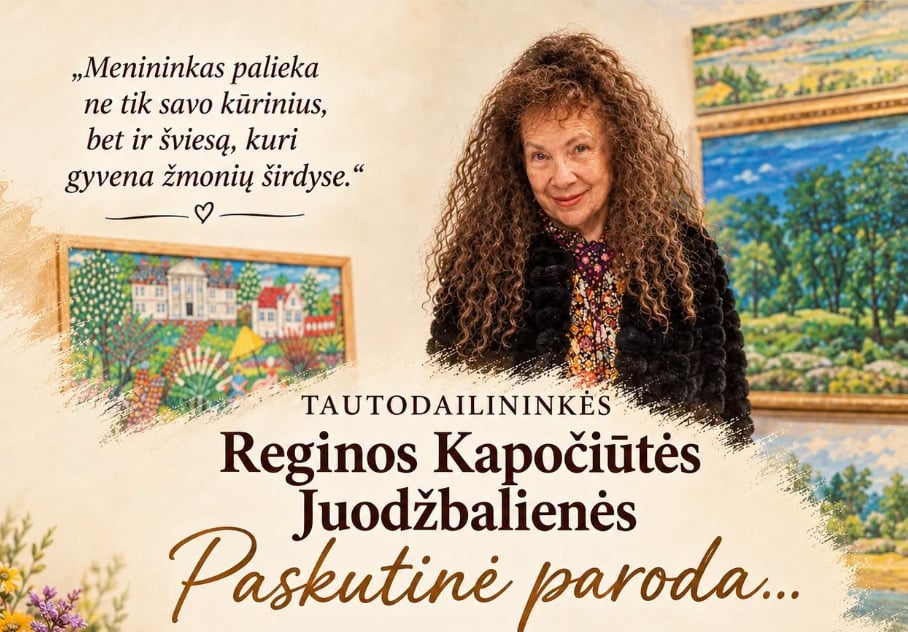 Reginos Juodžbalienės paskutinė paroda